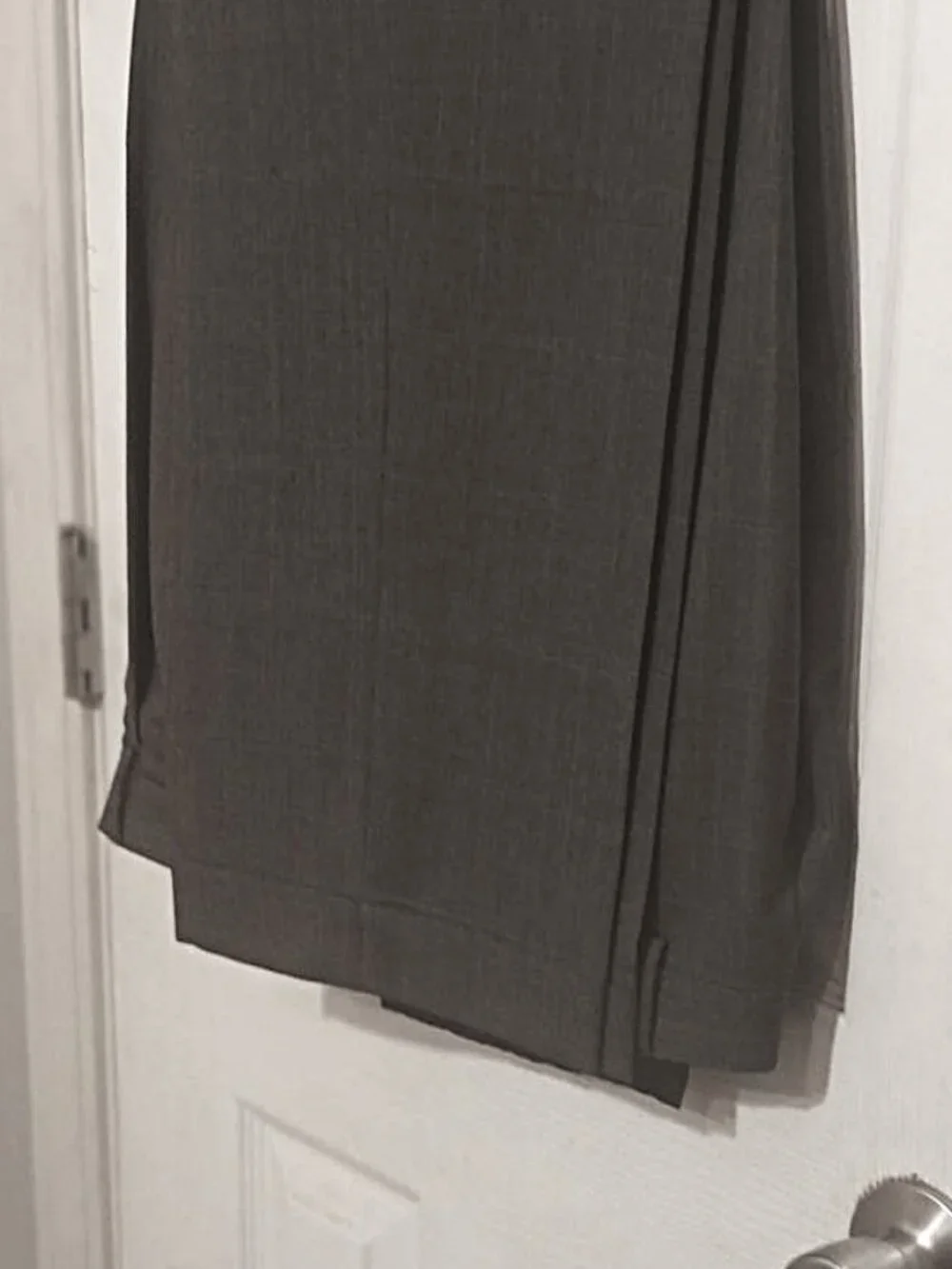 Joseph A. Bank Men Grayish Brown Plaid Glen 2 Piece Suit  42L